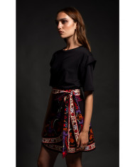 ANIMISM LONG SKIRT -Silky