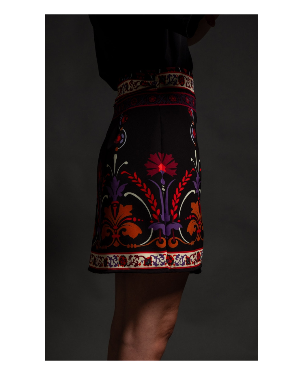 ROMANTICISM MINI WRAP SKIRT ROMANTICISM MINI WRAP SKIRT