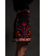 ROMANTICISM MINI WRAP SKIRT