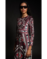 ECHO LONG DRESS -Velvet ECHO LONG DRESS -Velvet