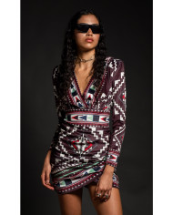 ECHO LONG DRESS -Velvet ECHO LONG DRESS -Velvet