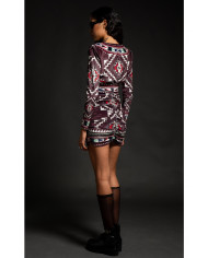 ECHO SHORT DRESS - Velvet
