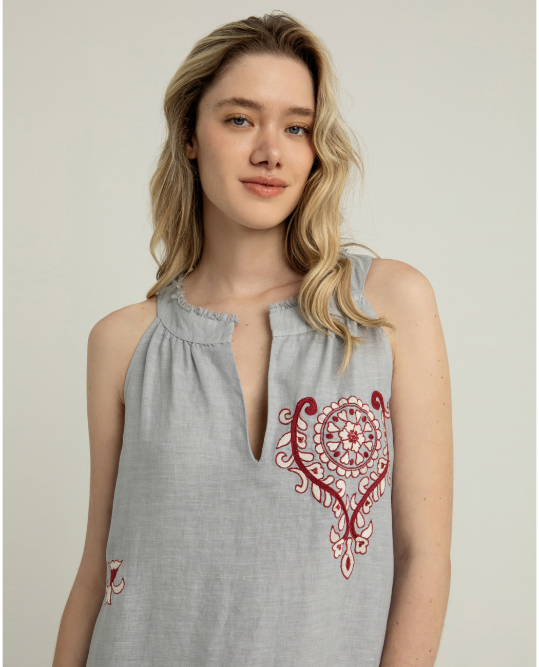 EMBROIDERED DRESS EMBROIDERED DRESS