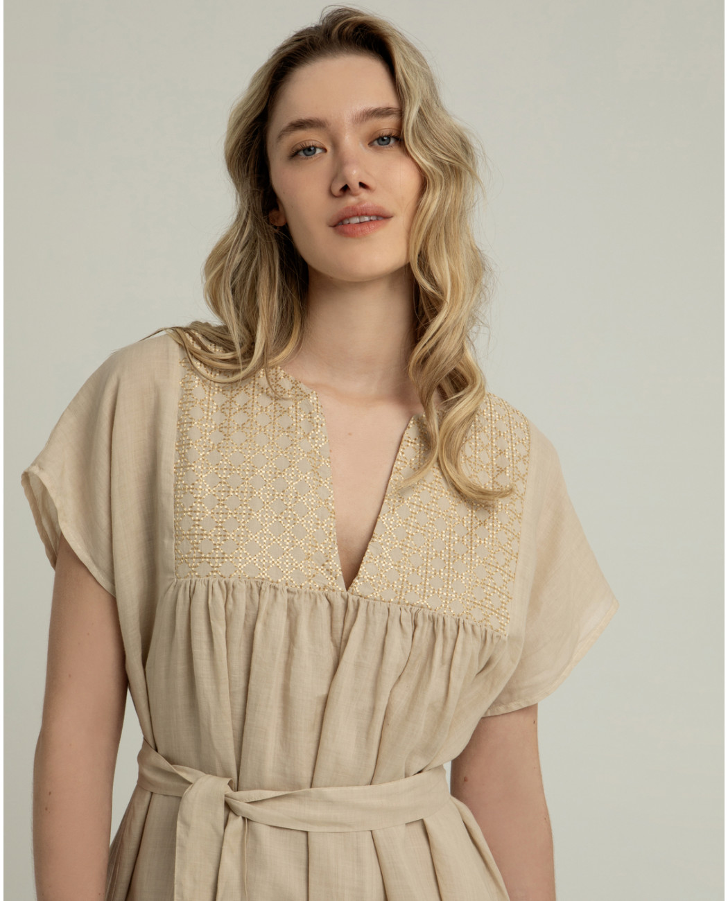 EMBROIDERED DRESS EMBROIDERED DRESS