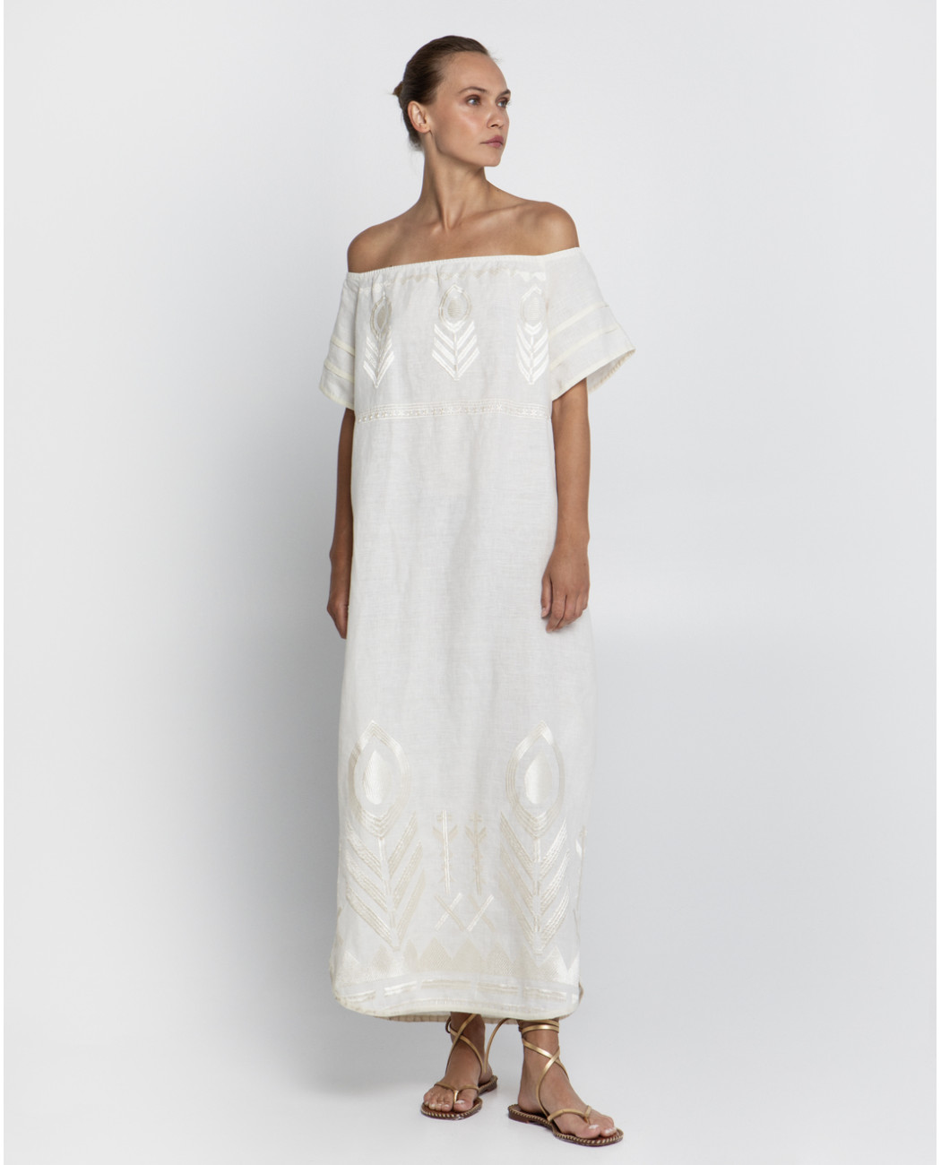 LONG EMBROIDERED DRESS LONG EMBROIDERED DRESS