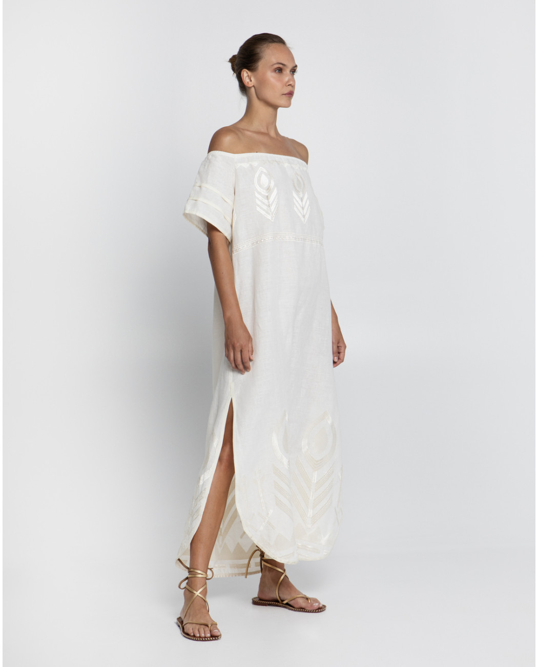 LONG EMBROIDERED DRESS LONG EMBROIDERED DRESS