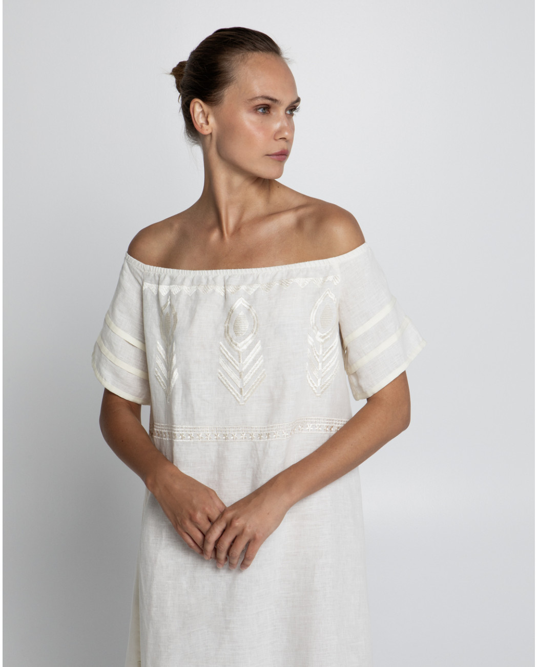 LONG EMBROIDERED DRESS LONG EMBROIDERED DRESS