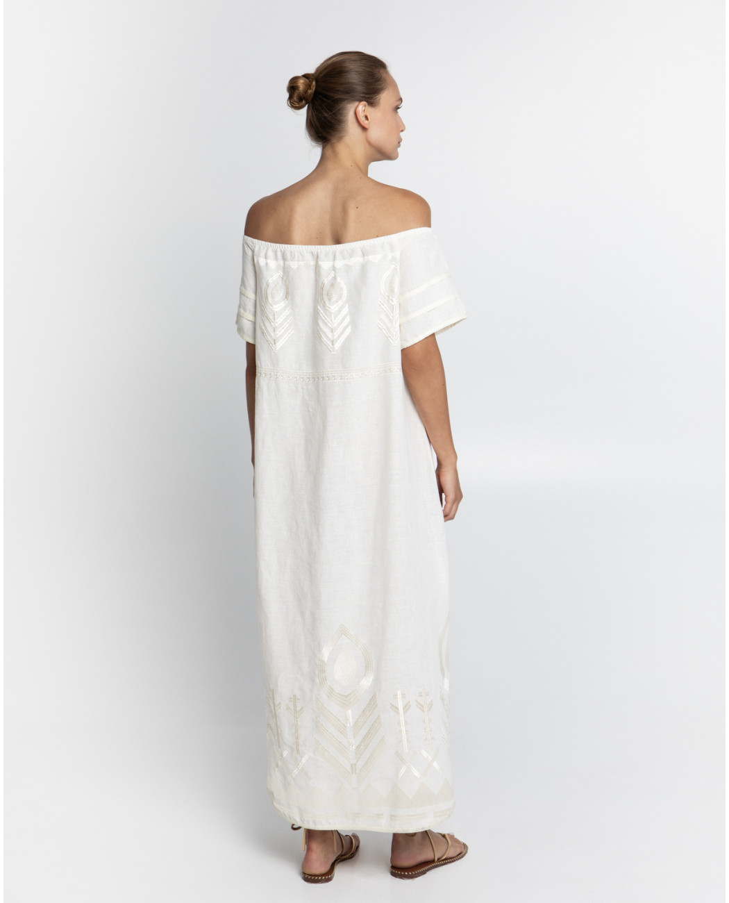 LONG EMBROIDERED DRESS LONG EMBROIDERED DRESS