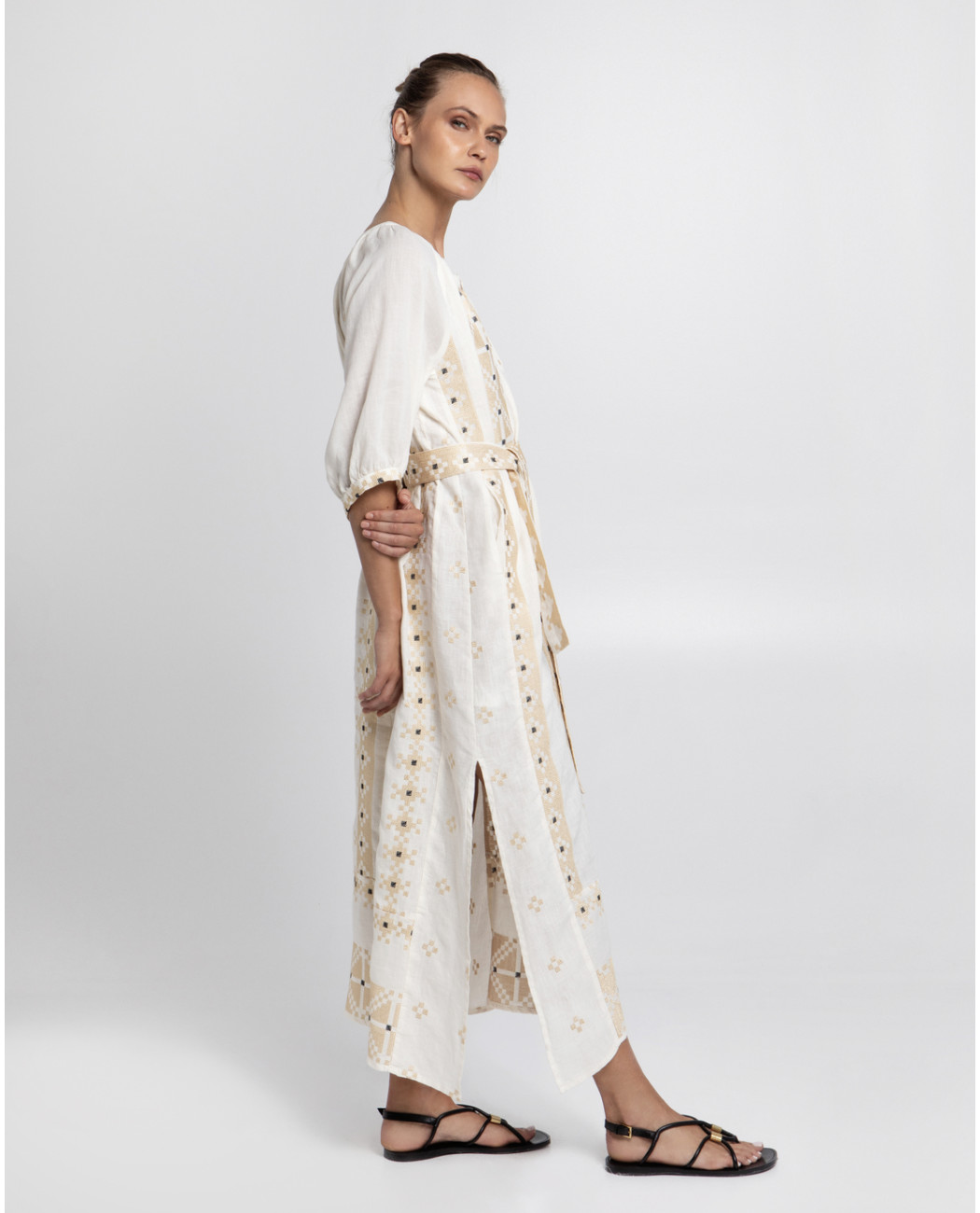 LONG EMBROIDERED DRESS LONG EMBROIDERED DRESS