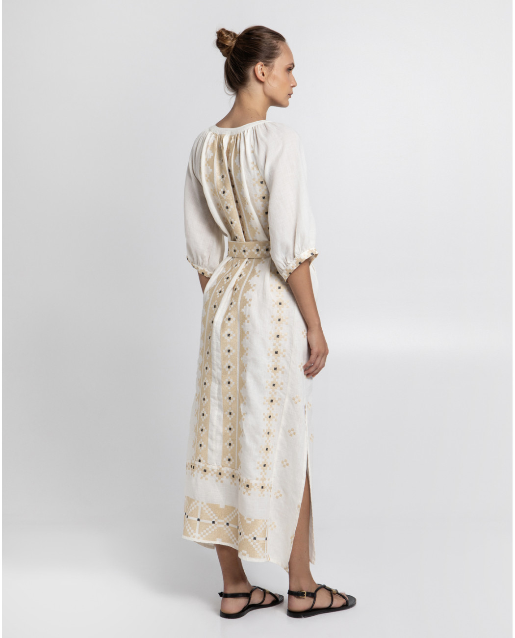 LONG EMBROIDERED DRESS LONG EMBROIDERED DRESS