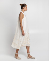 LONG EMBROIDERED DRESS
