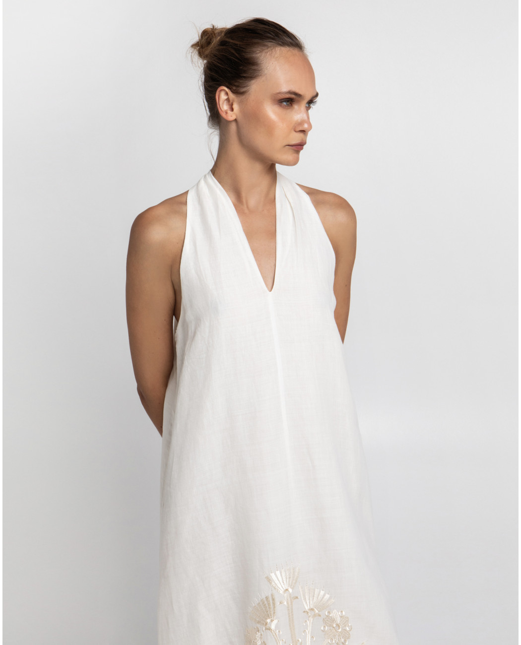 LONG EMBROIDERED DRESS LONG EMBROIDERED DRESS