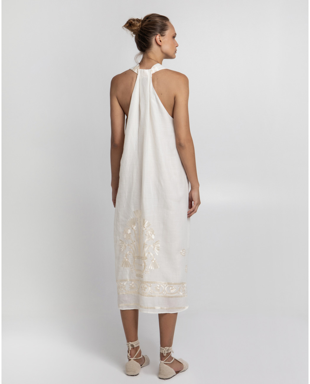 LONG EMBROIDERED DRESS LONG EMBROIDERED DRESS