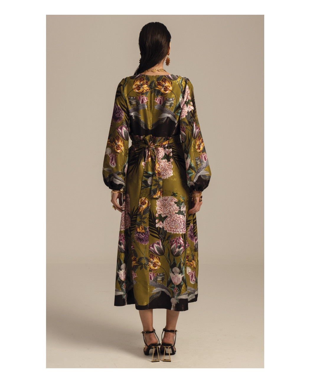 DAHLIA LONG DRESS - Jacquard DAHLIA LONG DRESS - Jacquard