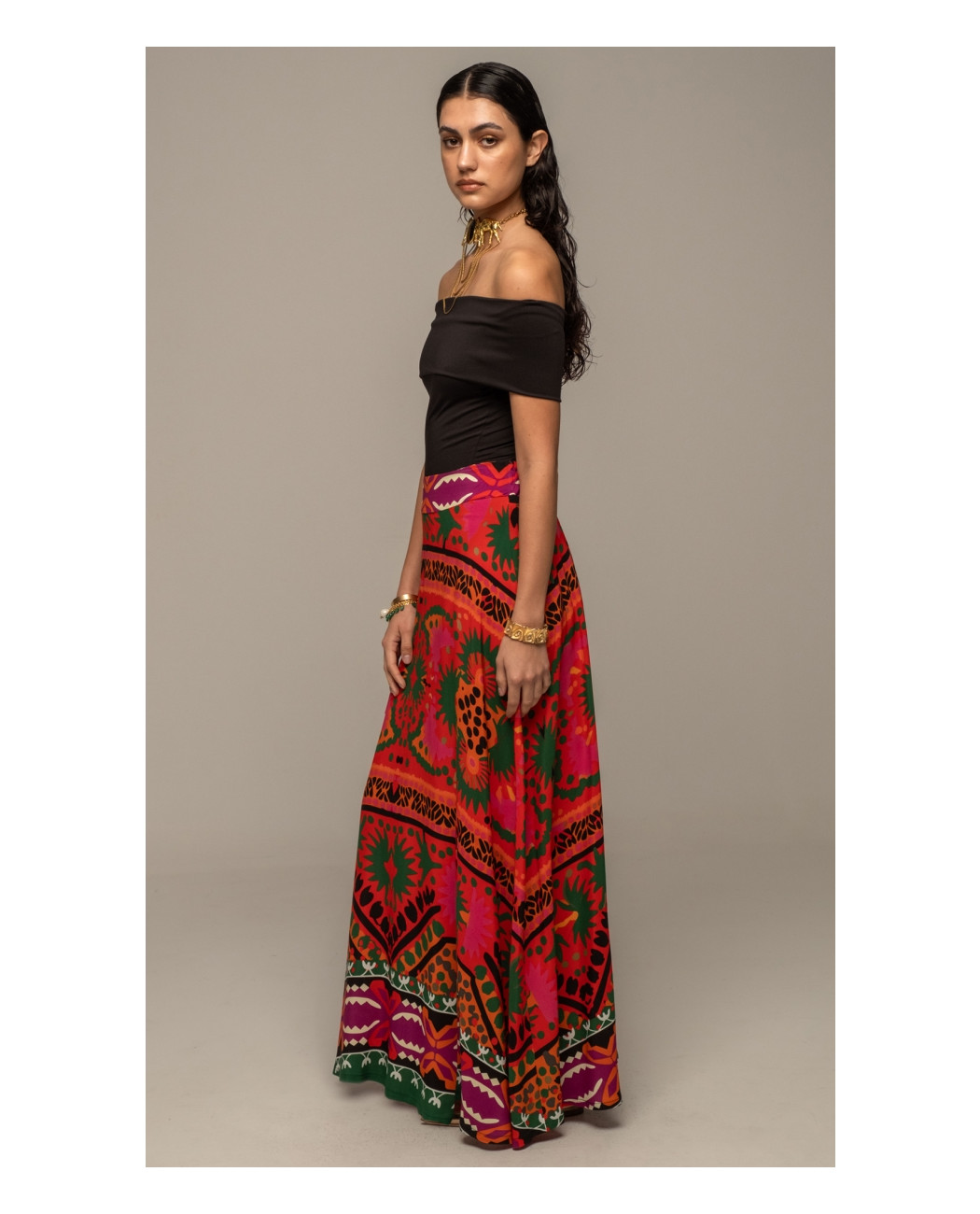 RAPTURE LONG SKIRT - Viscose RAPTURE LONG SKIRT - Viscose