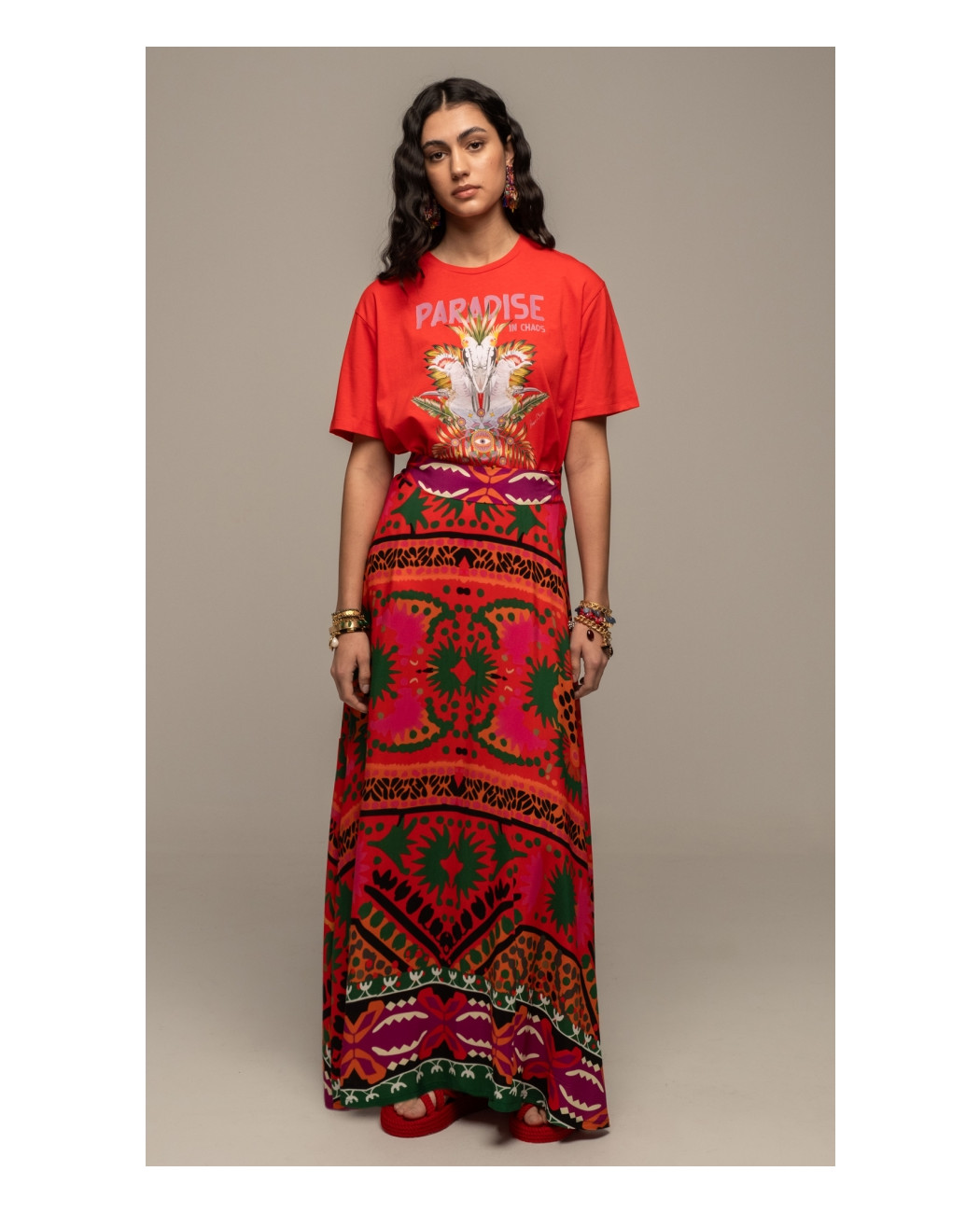 RAPTURE LONG SKIRT - Viscose RAPTURE LONG SKIRT - Viscose