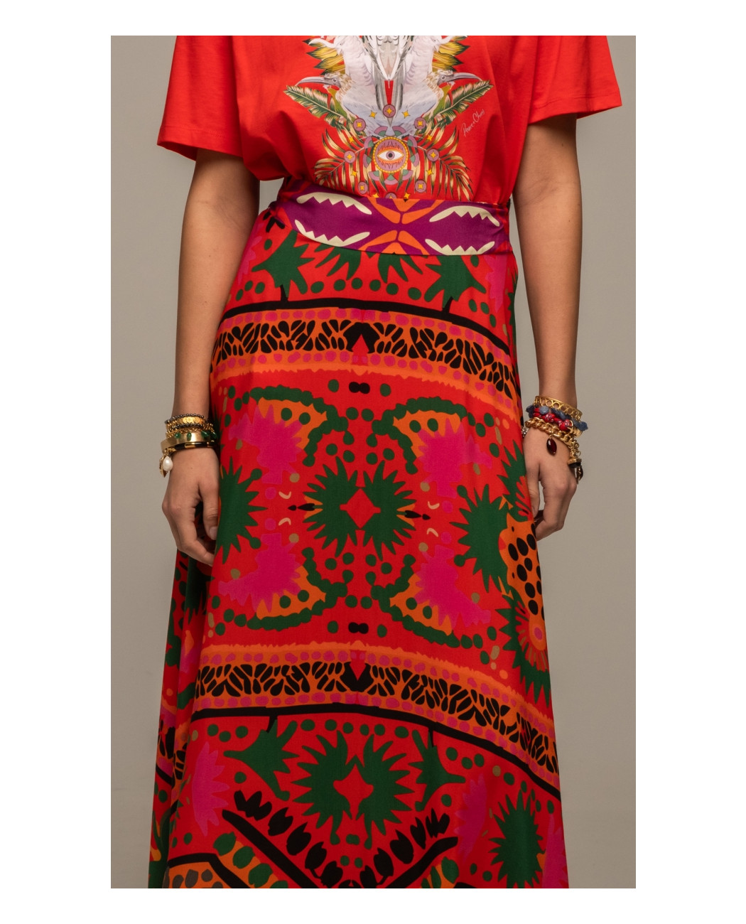 RAPTURE LONG SKIRT - Viscose RAPTURE LONG SKIRT - Viscose