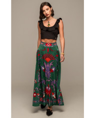 ALOE LONG SKIRT - Jacquard