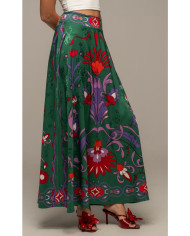 ALOE LONG SKIRT - Jacquard