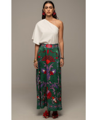 ALOE LONG SKIRT - Jacquard