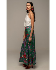 ALOE LONG SKIRT - Jacquard