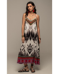 DAHLIA LONG DRESS - Jacquard DAHLIA LONG DRESS - Jacquard