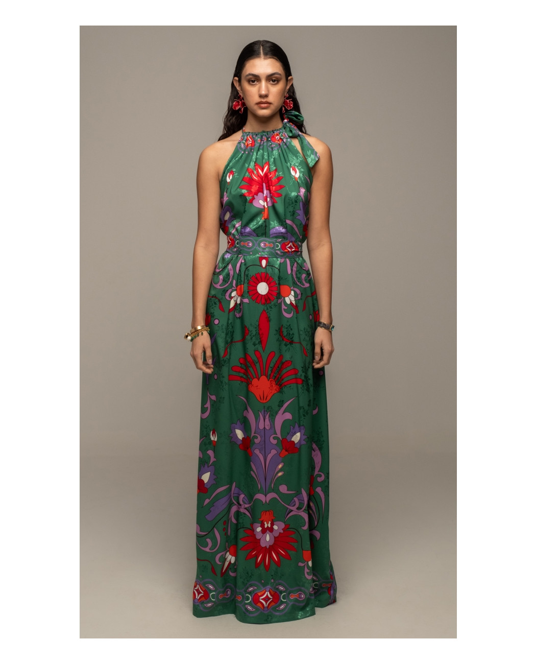 ALOE LONG DRESS - Jacquard ALOE LONG DRESS - Jacquard