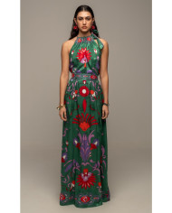 ALOE LONG DRESS - Jacquard