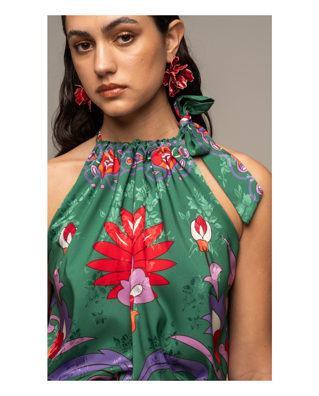 ALOE LONG DRESS - Jacquard ALOE LONG DRESS - Jacquard