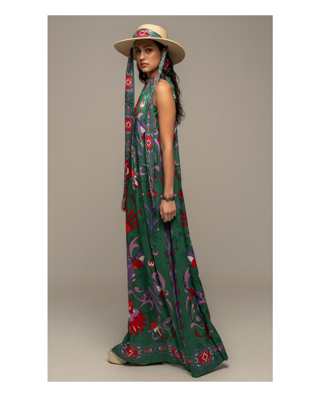ALOE LONG DRESS - Jacquard ALOE LONG DRESS - Jacquard