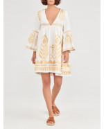 MINI EMBROIDERED BOHO DRESS