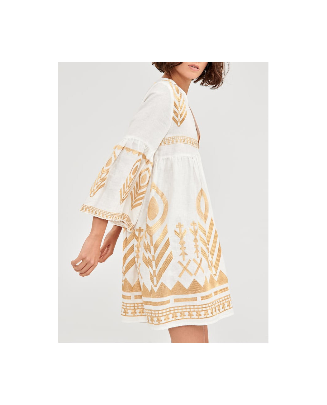 MINI EMBROIDERED BOHO DRESS MINI EMBROIDERED BOHO DRESS