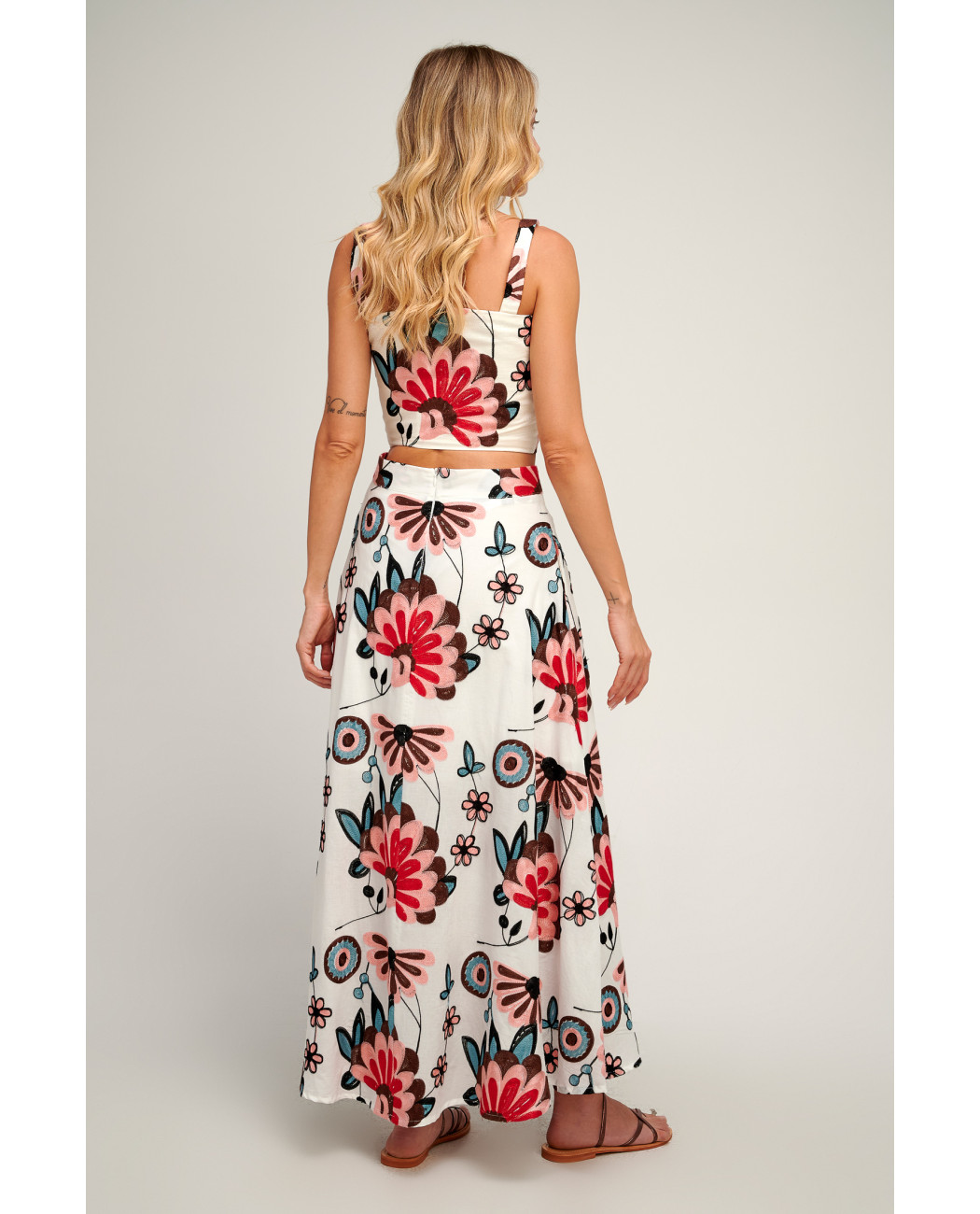 EMBROIDERED MAXI SKIRT EMBROIDERED MAXI SKIRT