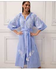 EMBROIDERED DRESS "ARETI"
