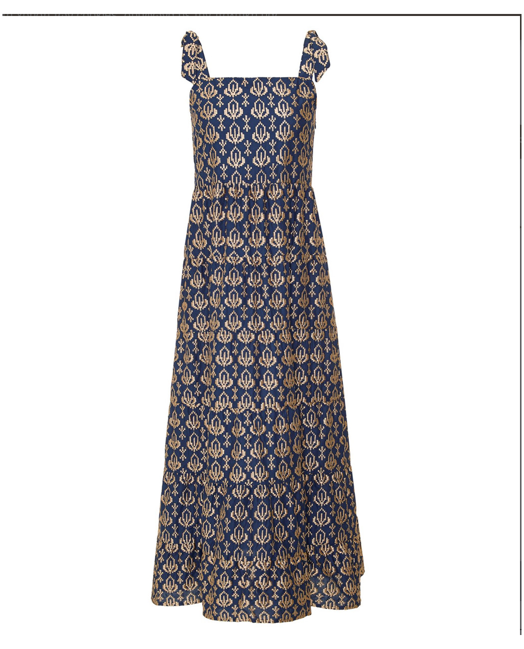 EMBROIDERED MAXI DRESS "CANNES" EMBROIDERED MAXI DRESS "CANNES"