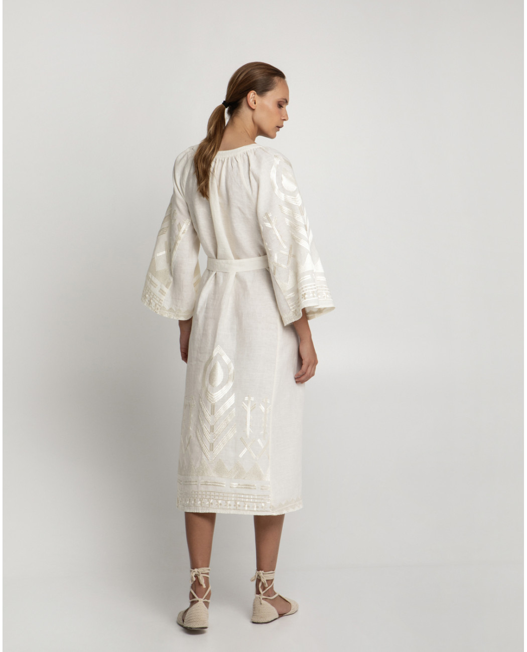 LONG EMBROIDERED DRESS LONG EMBROIDERED DRESS
