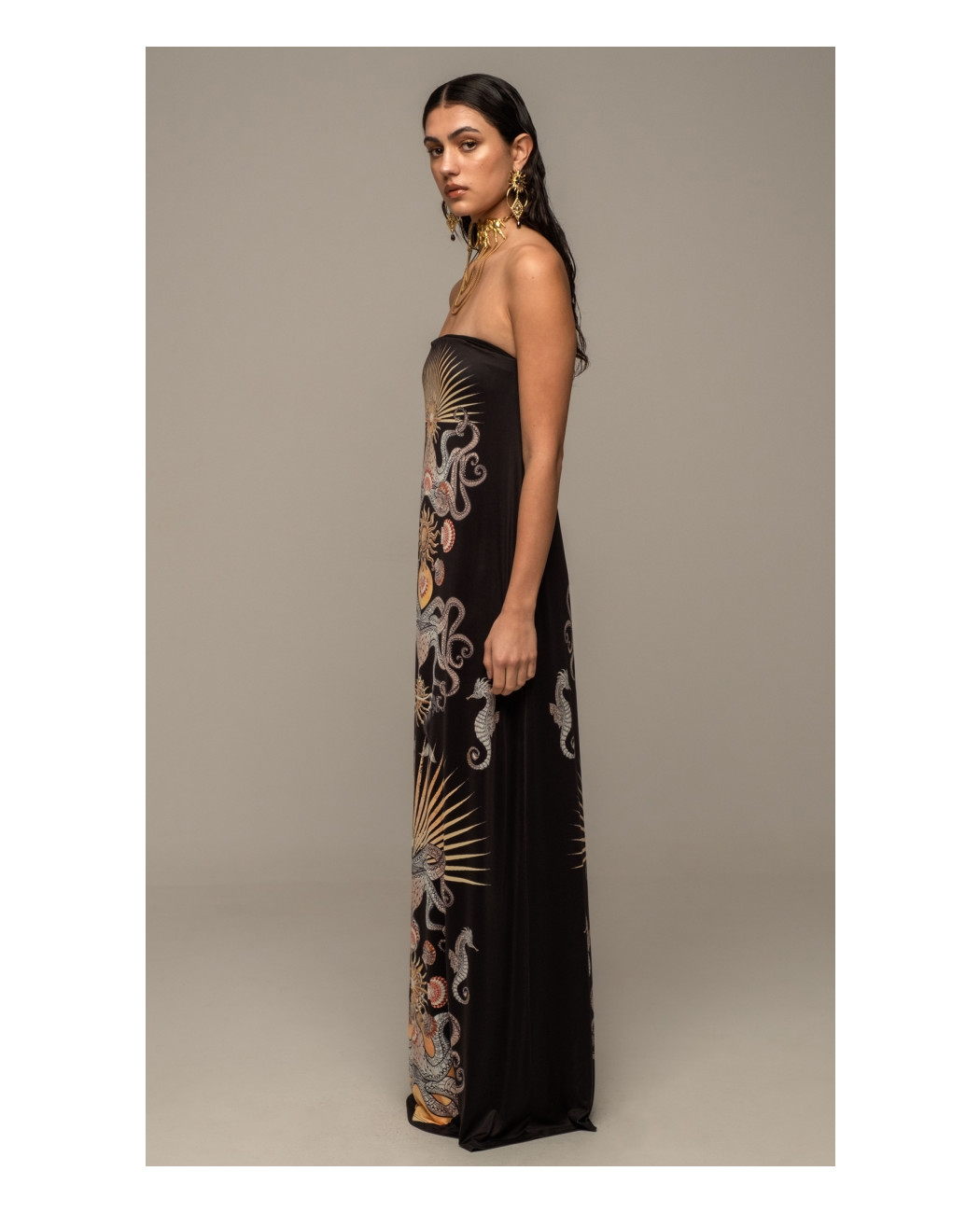 ABYSS STRAPLESS DRESS ABYSS STRAPLESS DRESS