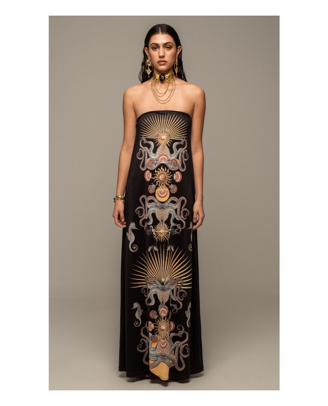 ABYSS STRAPLESS DRESS ABYSS STRAPLESS DRESS