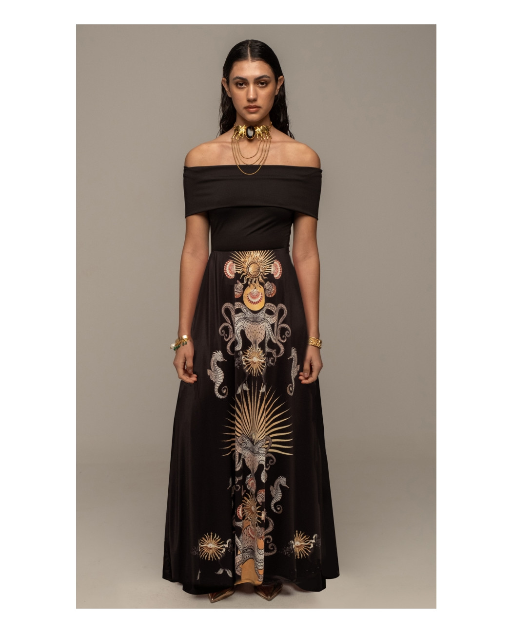 ABYSS LONG SKIRT ABYSS LONG SKIRT