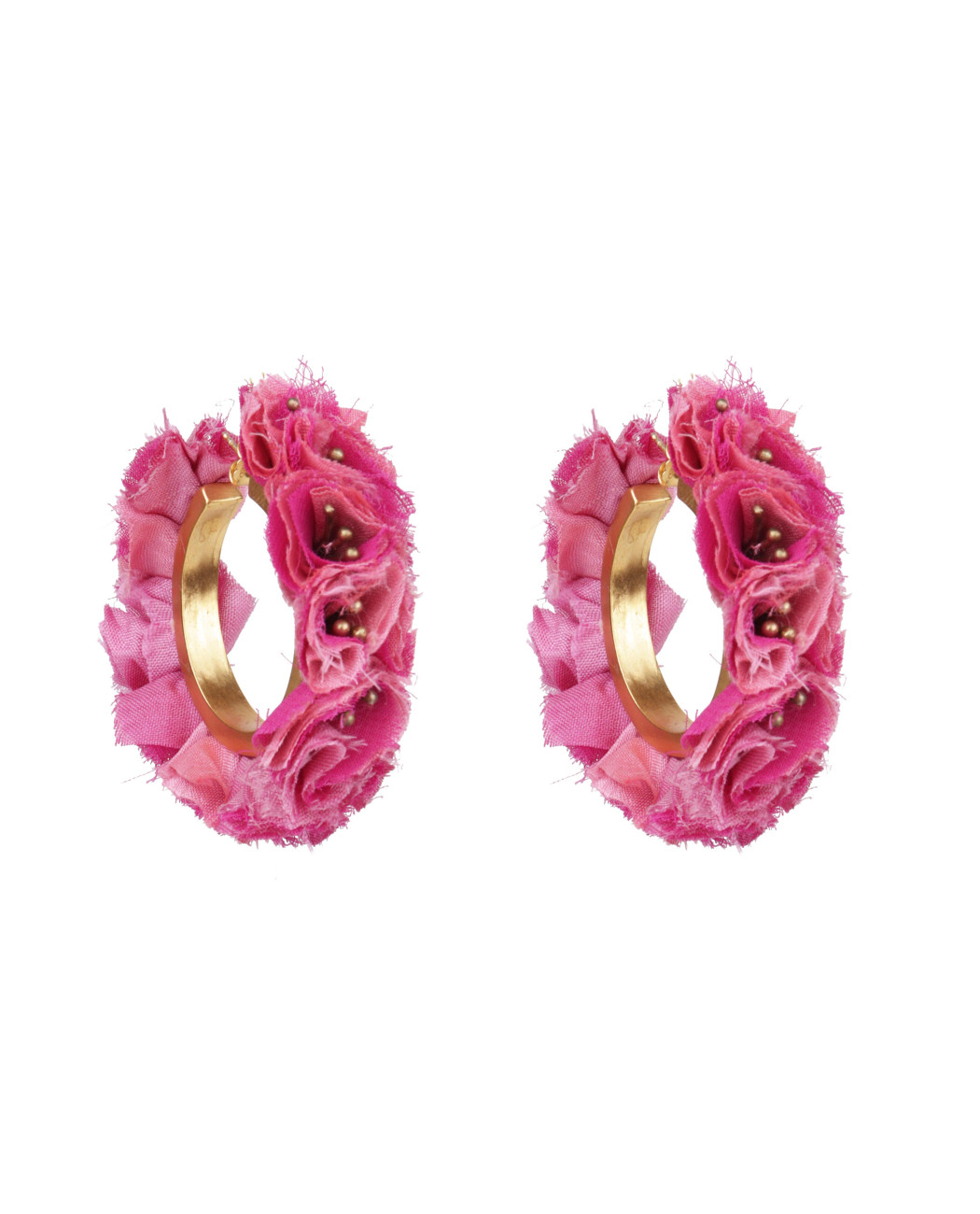 Bougainvillea Hoops/ Medium