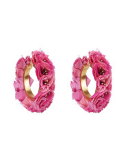 Bougainvillea Hoops/ Medium