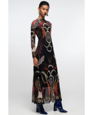 NOCTURNAL ONE SHOULDER LONG DRESS