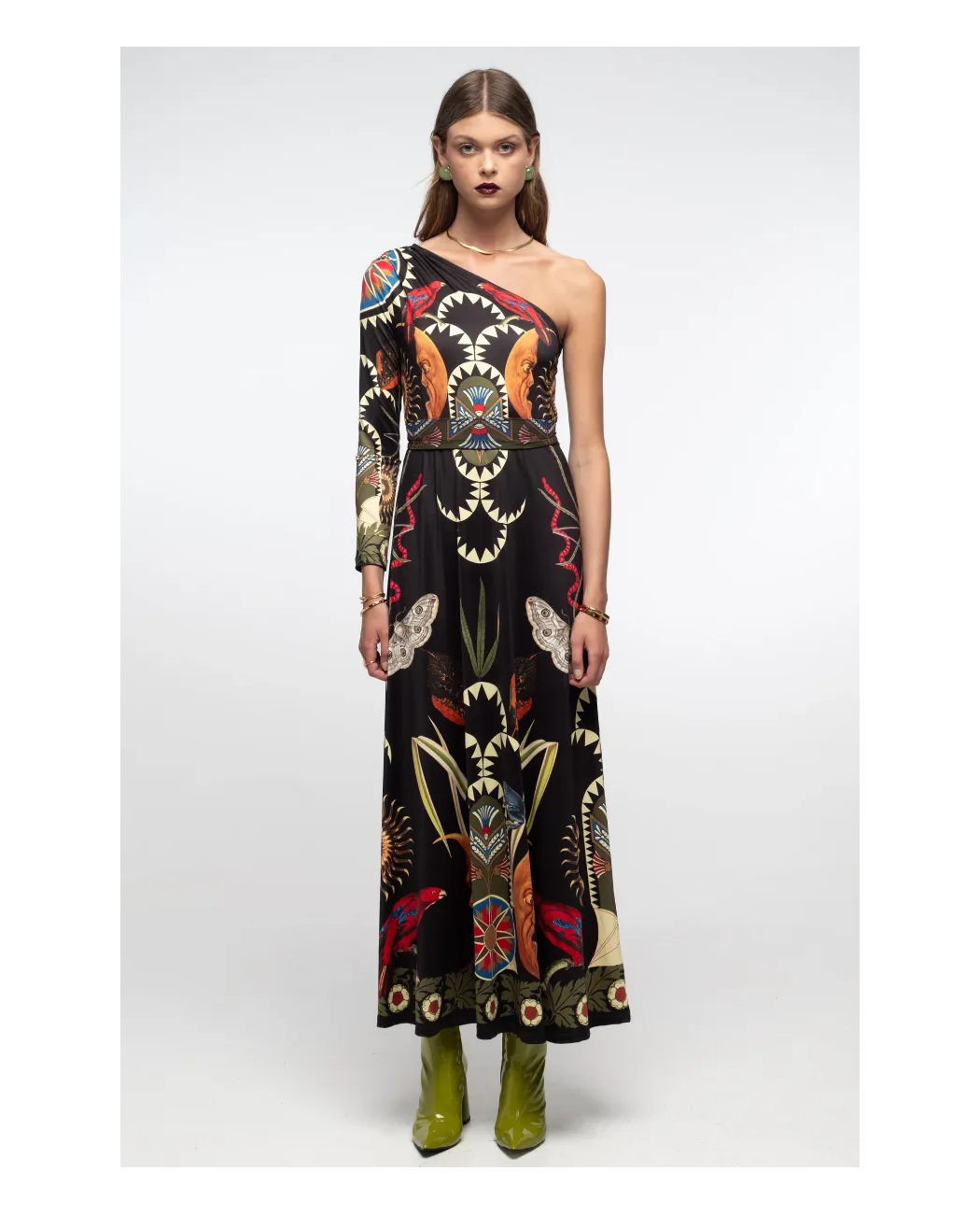 NOCTURNAL ONE SHOULDER LONG DRESS NOCTURNAL ONE SHOULDER LONG DRESS