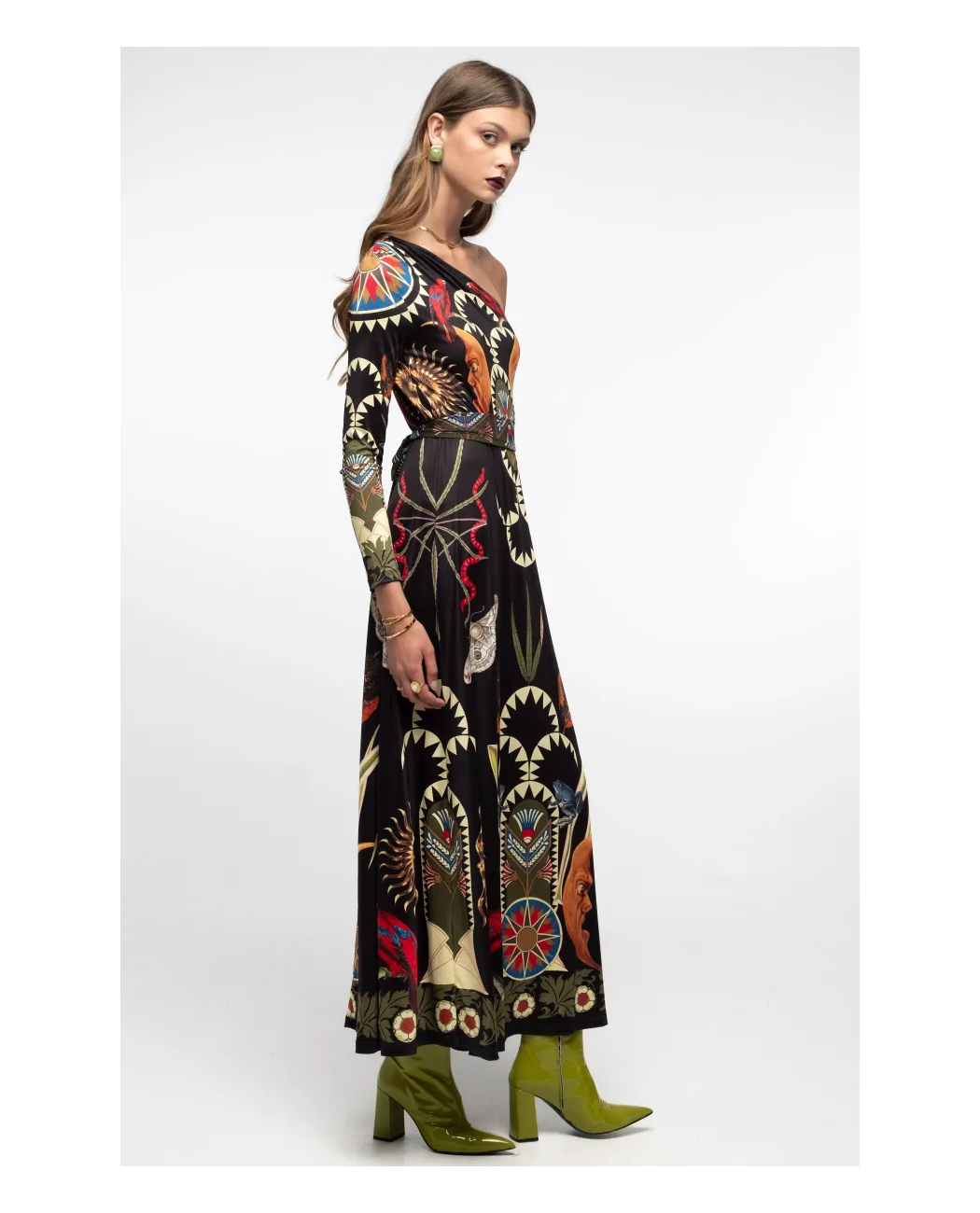 NOCTURNAL ONE SHOULDER LONG DRESS NOCTURNAL ONE SHOULDER LONG DRESS