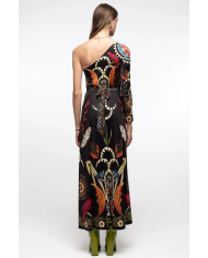 NOCTURNAL ONE SHOULDER LONG DRESS