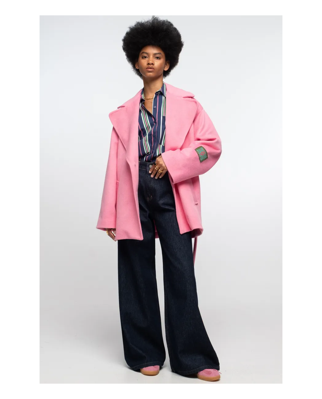 KARMIC DENIM WIDE LEG PANTS KARMIC DENIM WIDE LEG PANTS