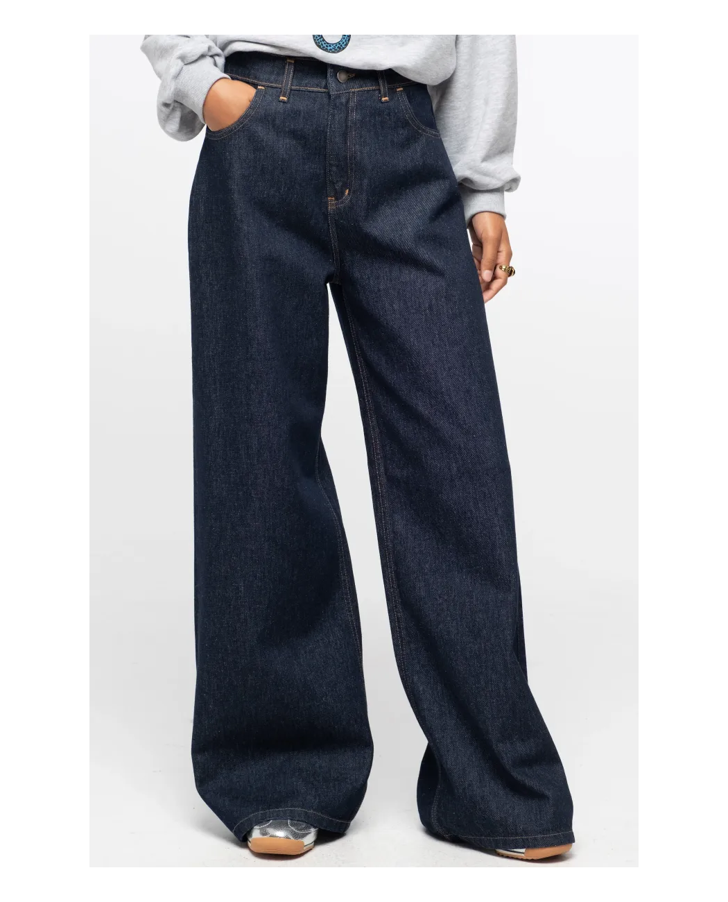 KARMIC DENIM WIDE LEG PANTS KARMIC DENIM WIDE LEG PANTS