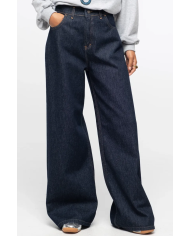 KARMIC DENIM WIDE LEG PANTS