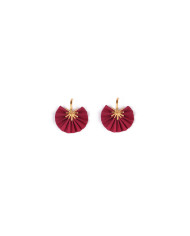 Sparkle mini hoops/ Red