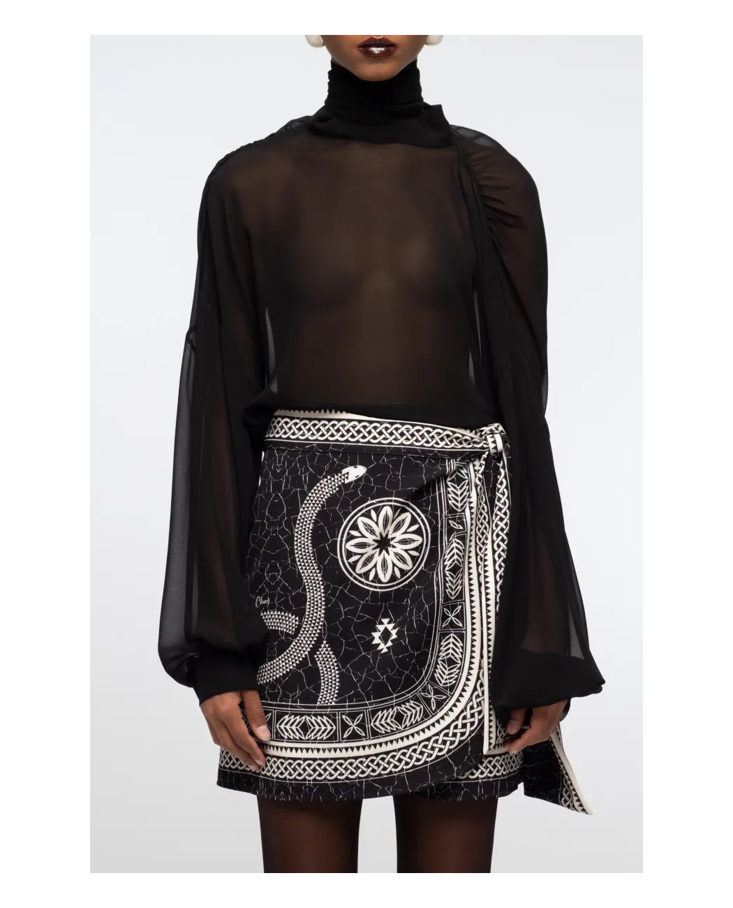 PHILOSOPHY WRAP SKIRT